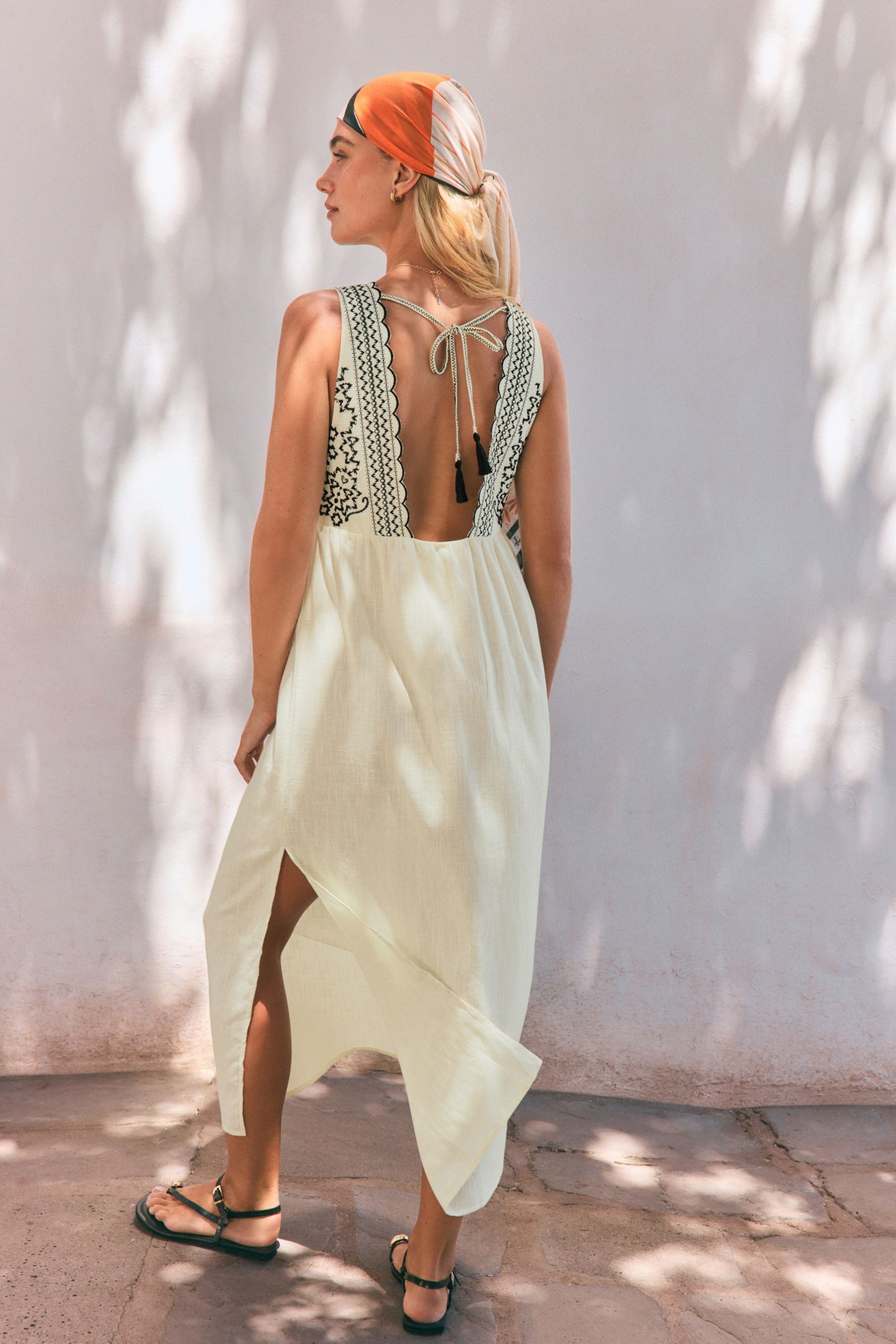 Rockett St George Strandkleid Rockett St George Maxi-Strandkleid mit Sticke günstig online kaufen