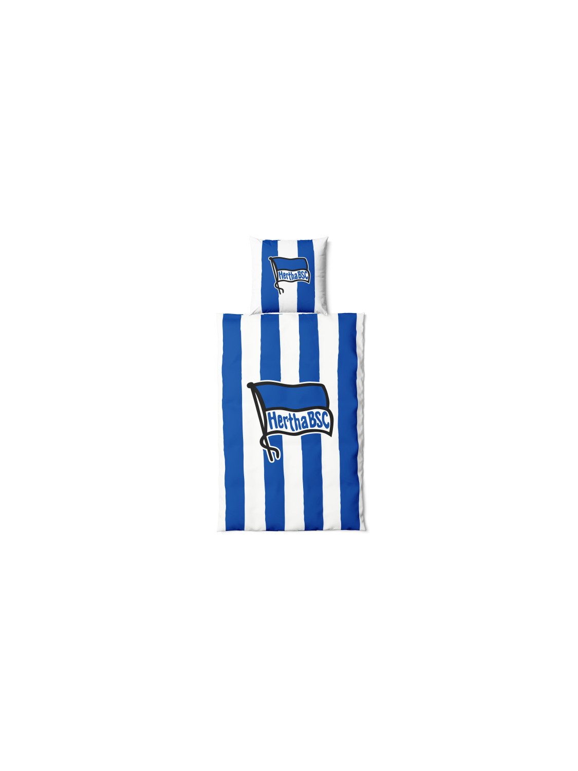Hertha BSC Berlin Bettwäsche Hertha BSC Bettwäsche blau weiß – Bild 2 von 2