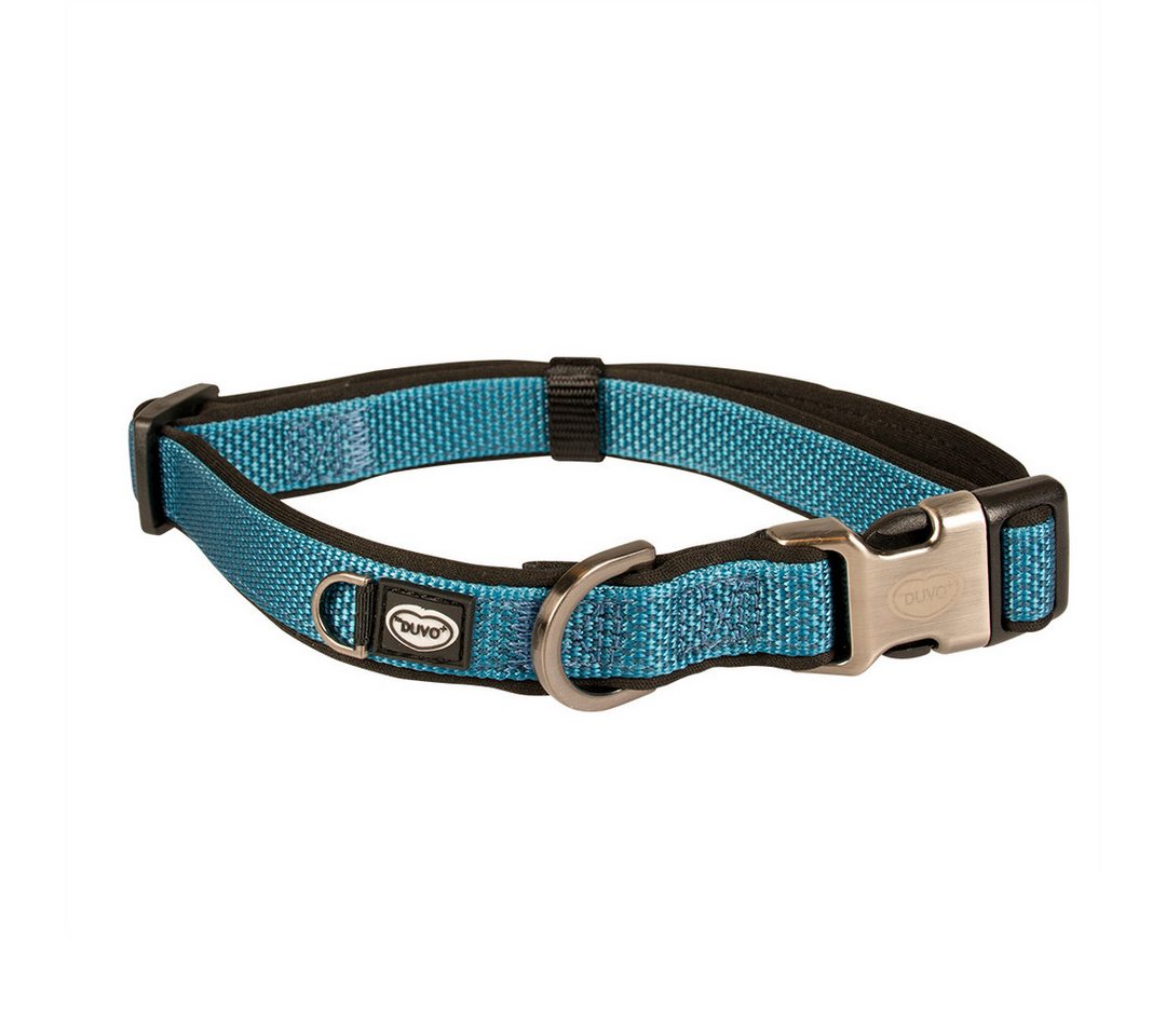 DUVO+ Hunde-Halsband Duvoplus EXPLOR North Halsband - Petrolblau Länge/Breite: 20-35cm/15mm