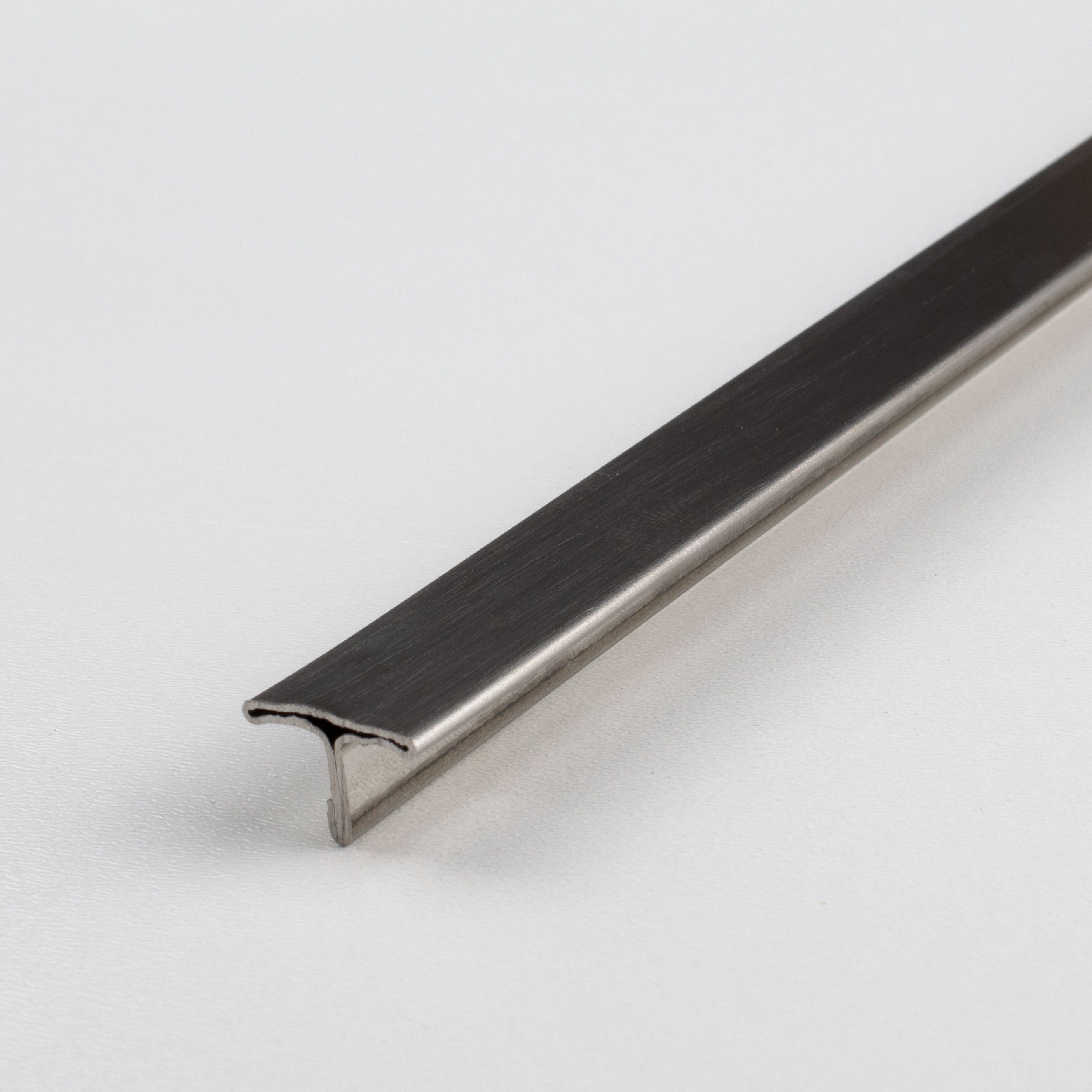 PROVISTON Profil 7 x 25 x 2500 mm T-Profil Montage Bauprofil Alu eloxiert Edelstahl