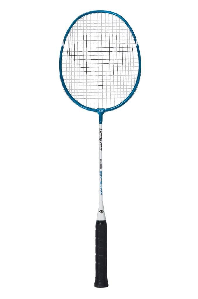CARLTON Badmintonschläger Maxi-Blade Iso 4.3 (66,5cm, 8-12 Jahre) türkis/weiss - besaitet