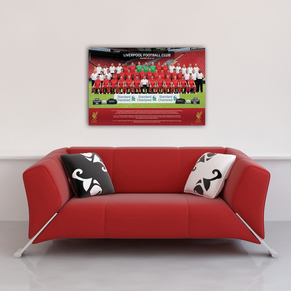 Poster Fußball - Poster - Liverpool - Team Photo 12/13