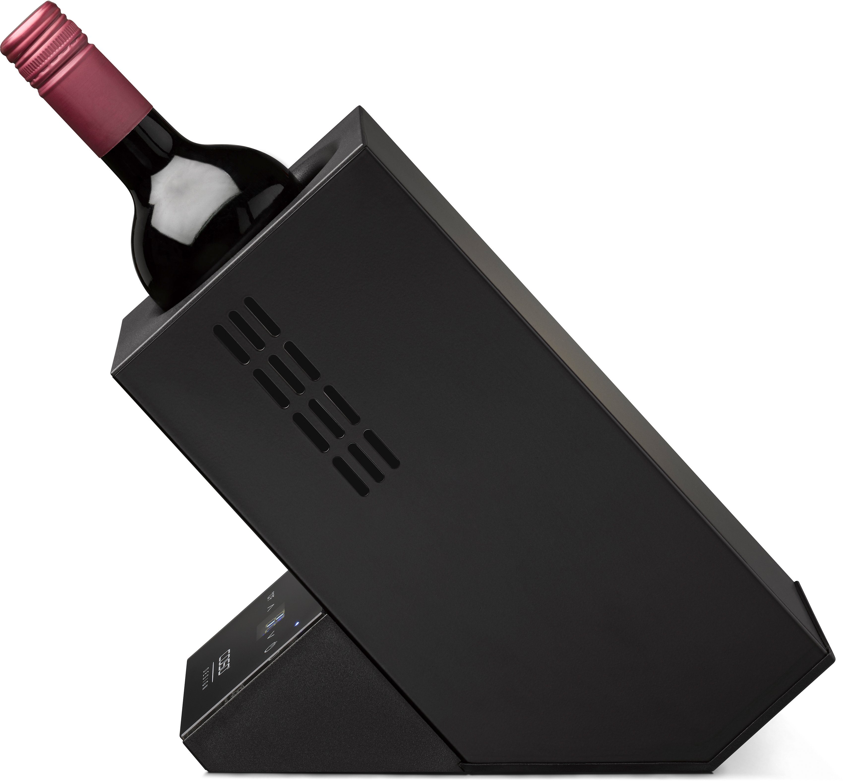 Caso Elektrischer Weinkühler 614 Caso Design WineCase One black, Temperatur elektronisch einstellbar, Sensor-Touch Bedienung