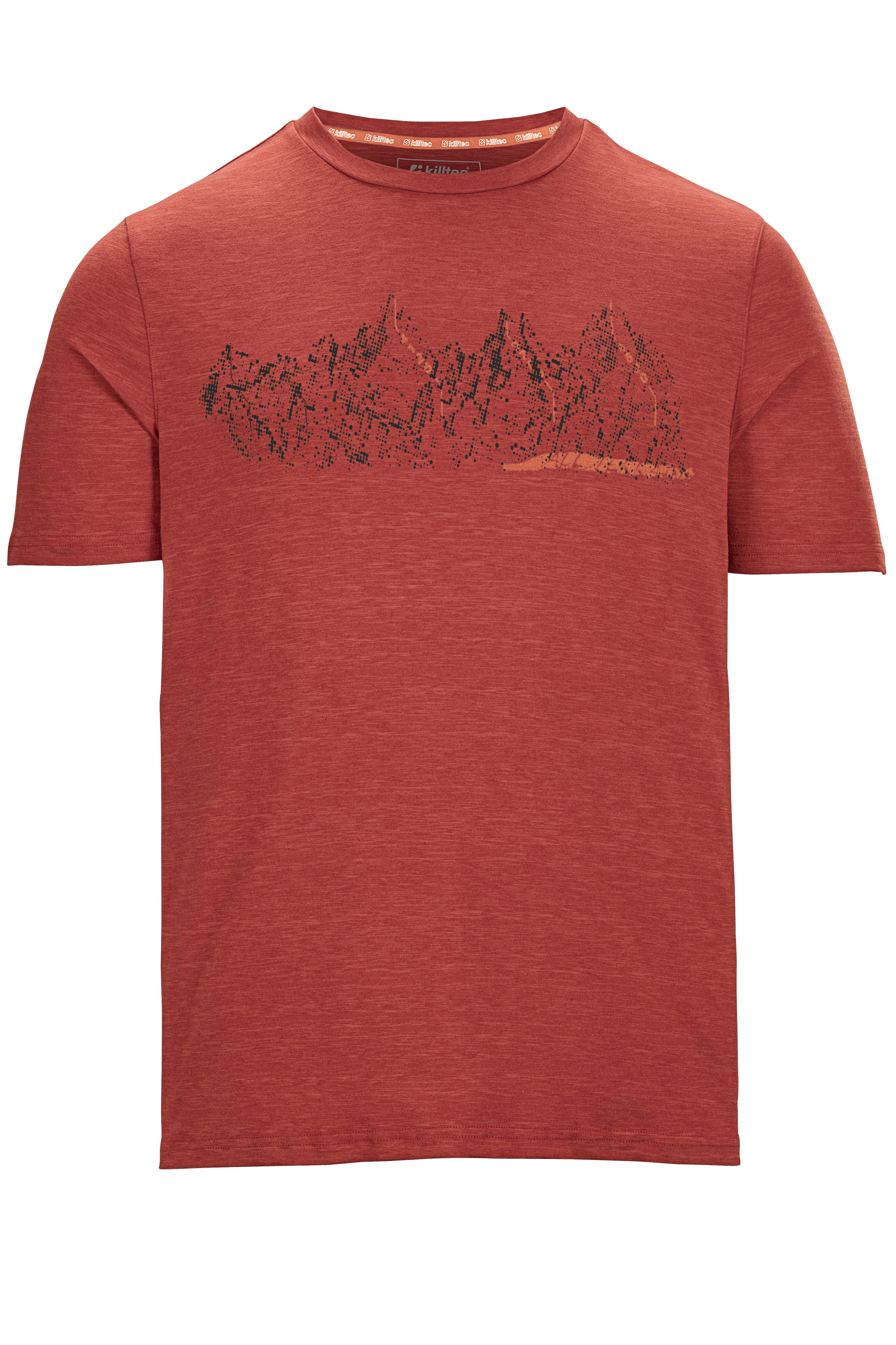 Killtec Funktionsshirt MN TSHRT C mit Logo Print, schnell trocknend, feuchtigkeitstransportierend