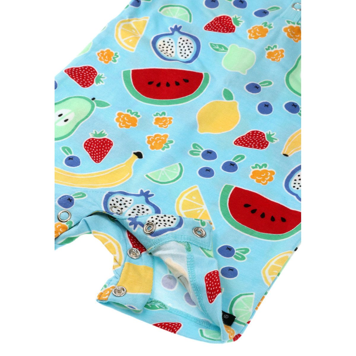 Villervalla Spieler Früchte Unisex Kinder Sommerstrampler, Einteiler, Babyanzug, Kurzarm-Strampler, Overall