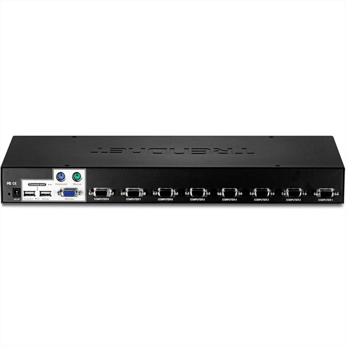 Trendnet TK-803R KVM Switch 8-Port USB/PS/2 Rack Mount Computer-Adapter