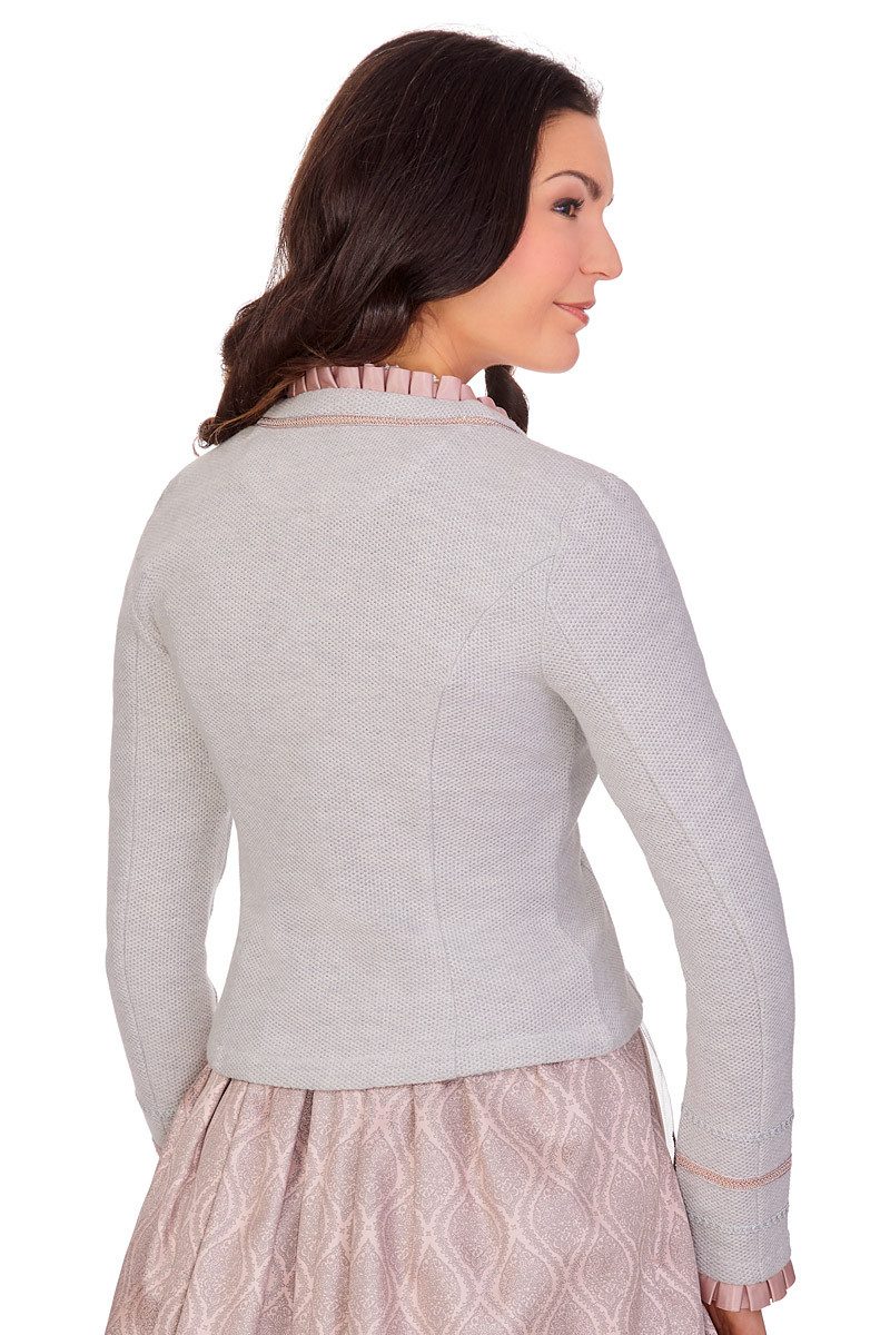 MarJo Trachtenjacke Trachtenjacke Damen - ELIONA - hellgrau