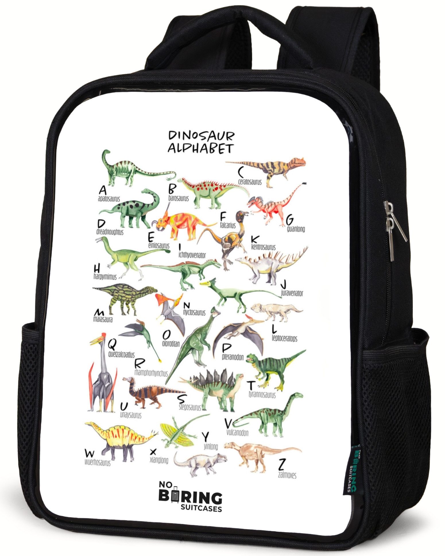 Rucksack Alphabet der Dinosaurier