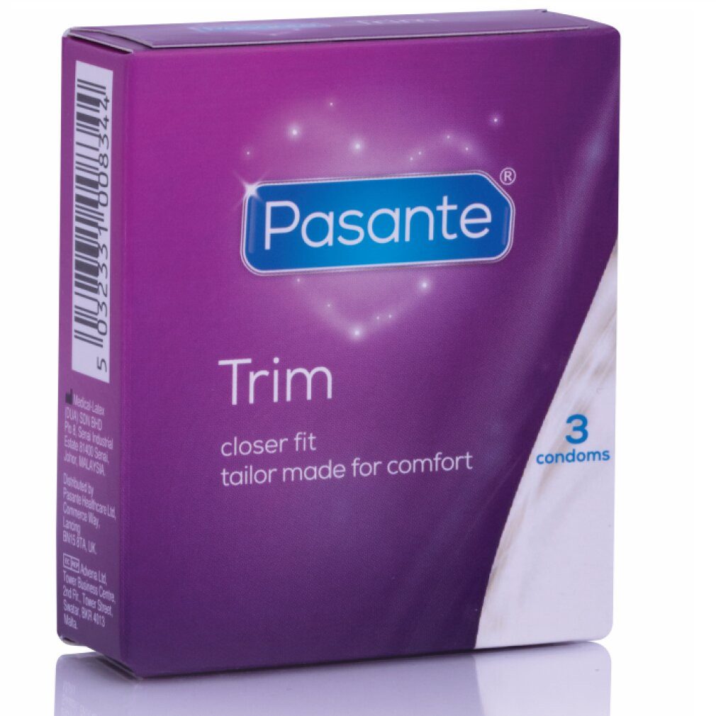 Pasante Kondome Trim Small Condoms - Pack Of 3
