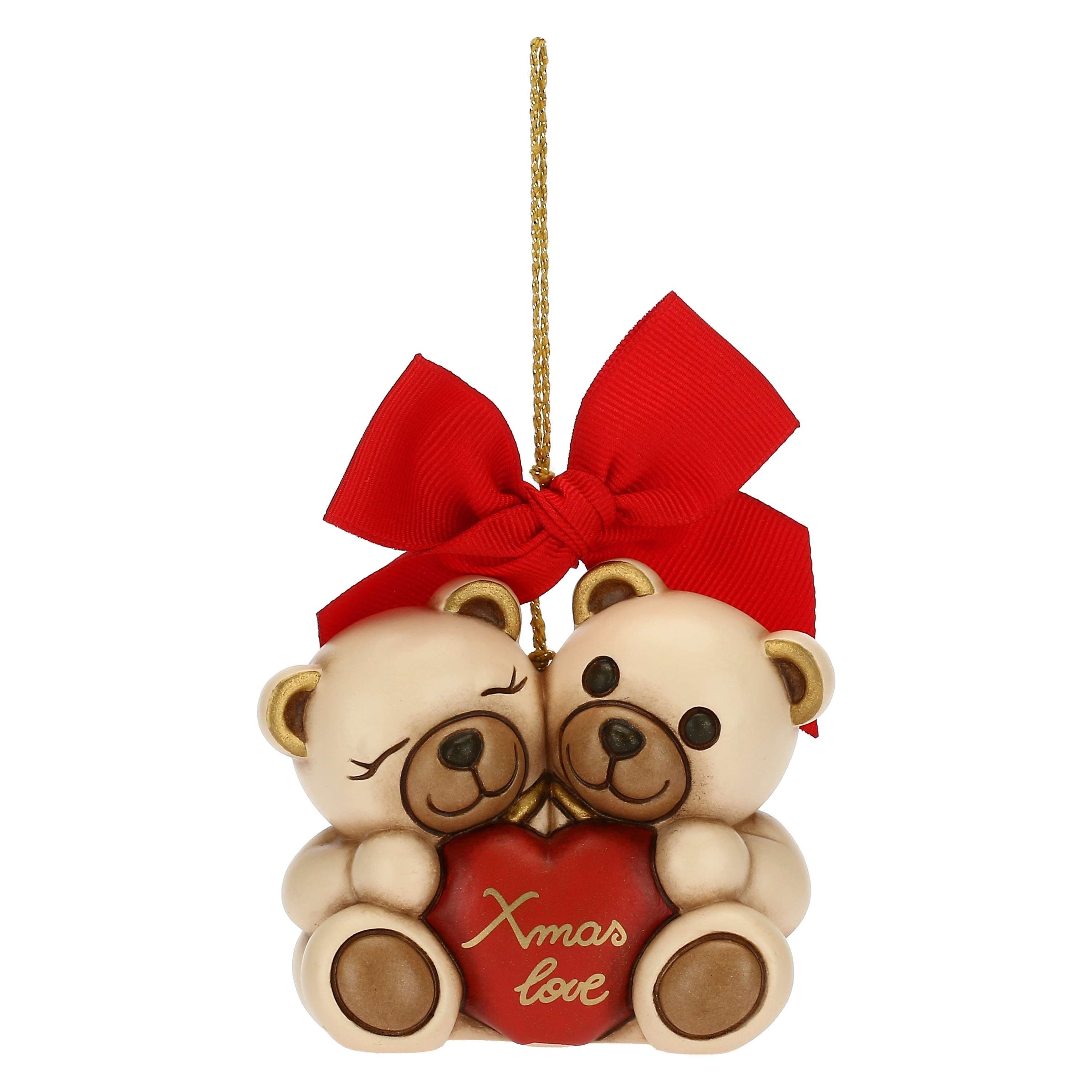 THUN SpA Dekofigur THUN 'Weihnachtsschmuck Xmas maxi' 2022 Teddypaar Love