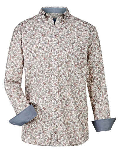 Babista Langarmhemd mit modischem Paisley-Muster