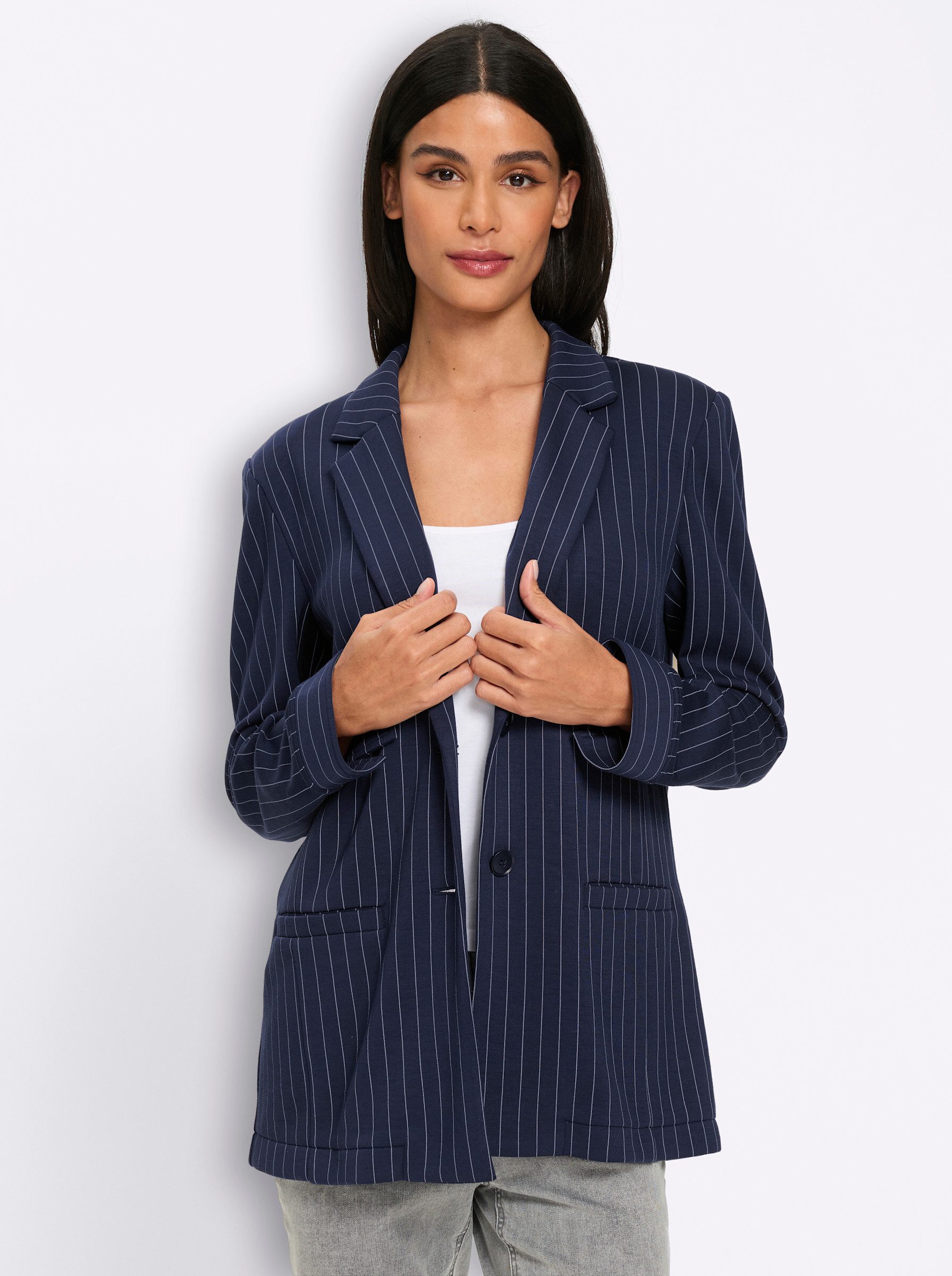 heine Jerseyblazer Jersey-Blazer Langarm