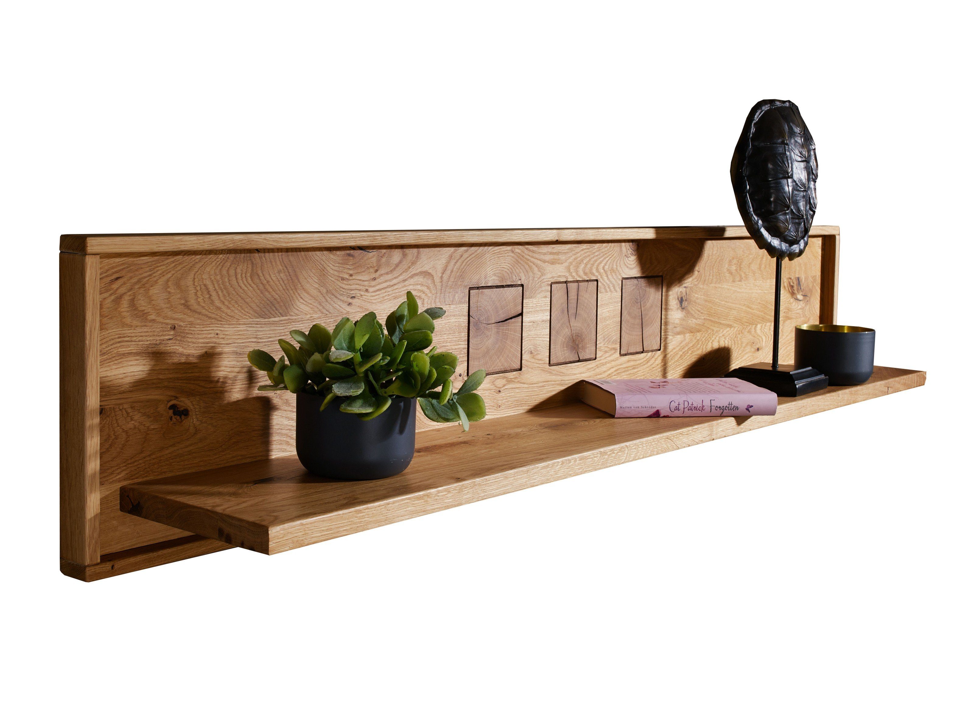 Lebenswert Wandboard WZ-0315, aus Wildeiche in natur geölt