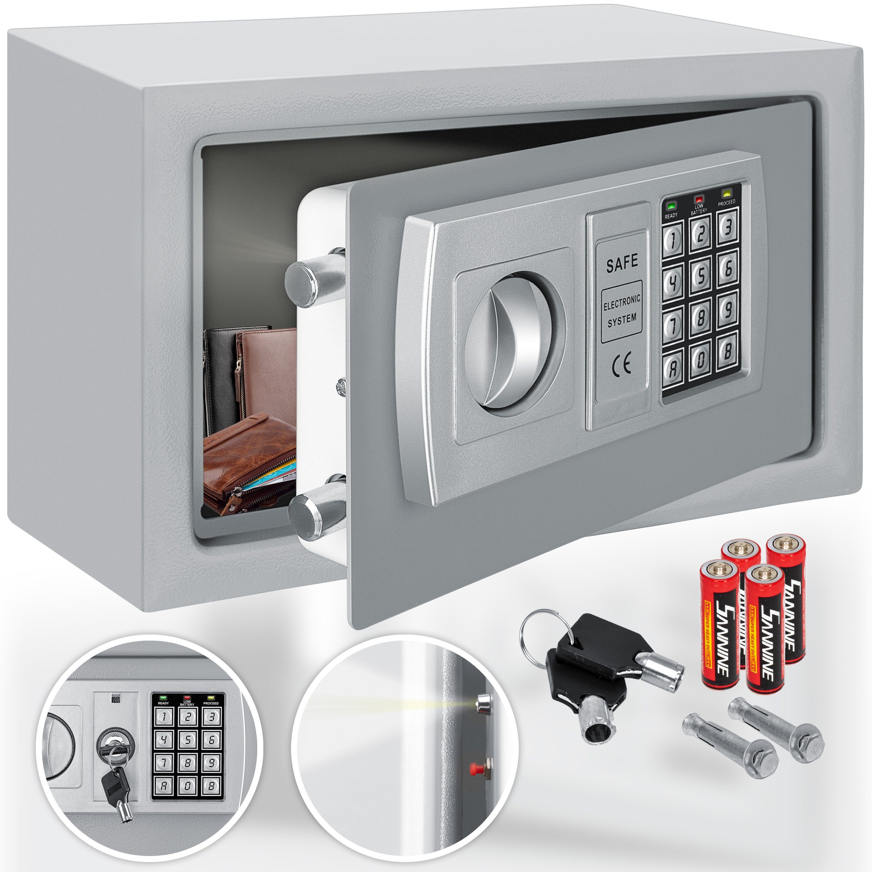 KESSER Tresor, Tresor Safe Elektronik-Zahlenschloss 31x20x20cm LED-Anzeige