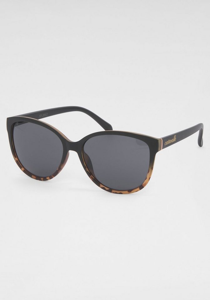 Sonnenbrillen - catwalk Eyewear Sonnenbrille Leichte Oversize Form, Vollrand › schwarz  - Onlineshop OTTO