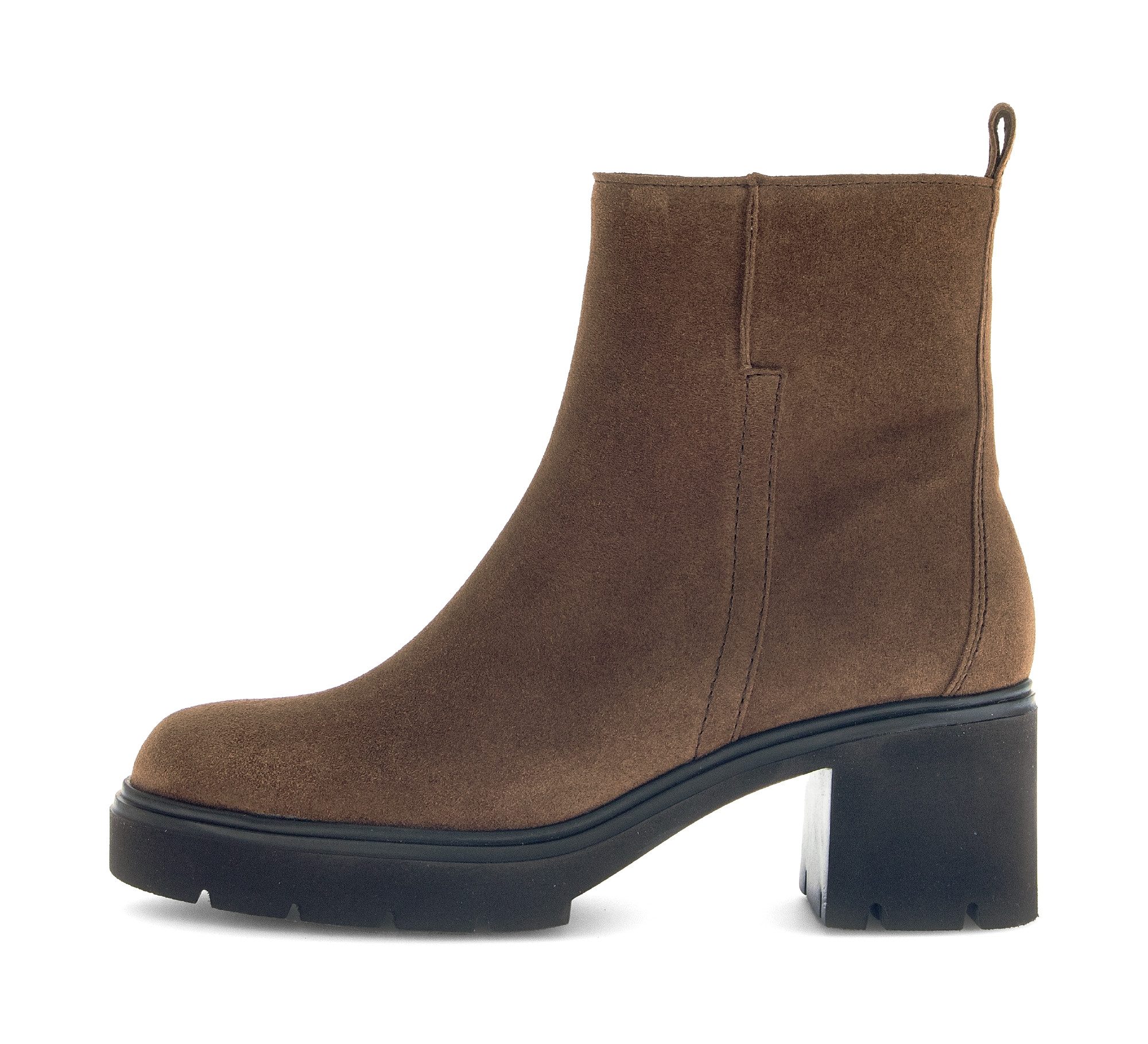 Gabor Stiefelette, Blockabsatz, Ankleboots, Businessboots mit dezenten Ziernähten
