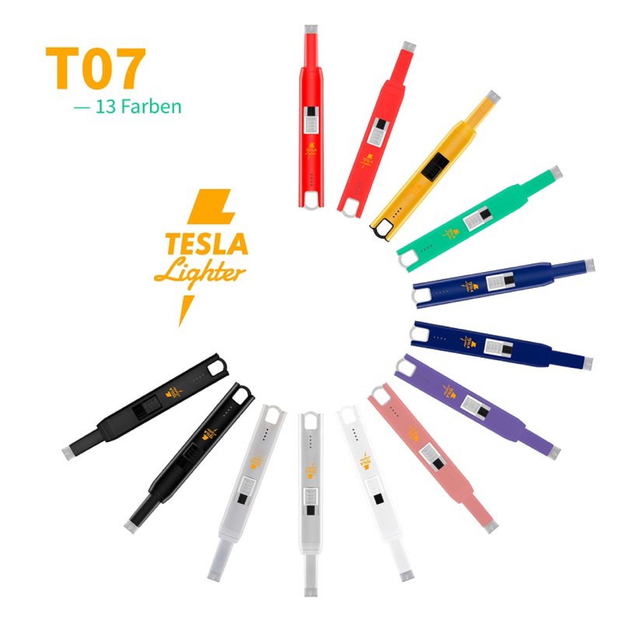 Soapbrothers Feuerzeug Lichtbogen Feuerzeug, Stabfeuerzeug mit USB Ladekabel und schöner Geschenkverpackung / Geschenkidee- Hochwertig und eine tolle Haptik und Optik (Feuerzeug und USB-Ladekabel, 1-St., Geschenkset mit Ladekabel und Geschenkverpackung), Lichtbogen Feuerzeug