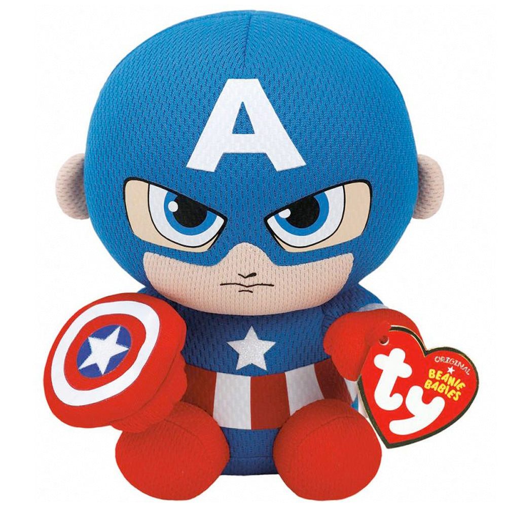 MARVEL Plüschfigur Marvel Captain America Plüsch, 15 cm