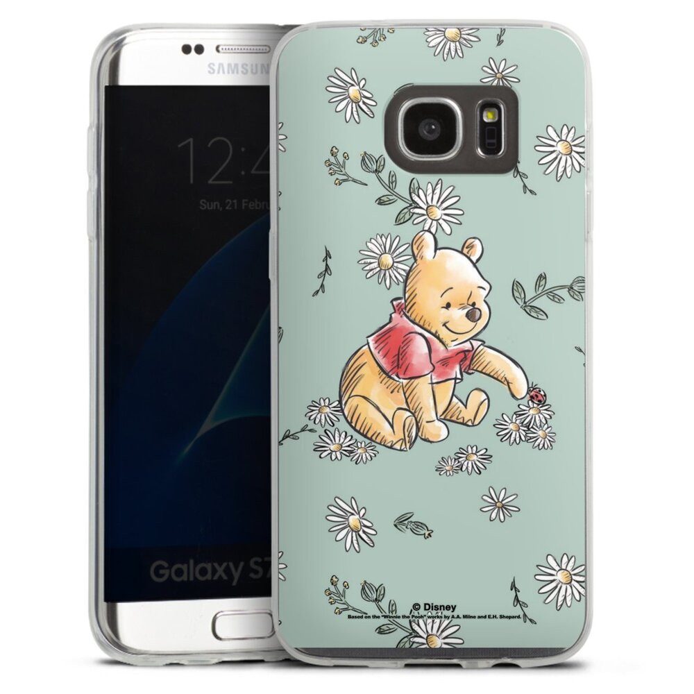 DeinDesign Handyhülle Winnie Puuh Disney Offizielles Lizenzprodukt Daisy and Bug Love, Samsung Galaxy S7 Edge Slim Case Silikon Hülle Ultra Dünn Schutzhülle