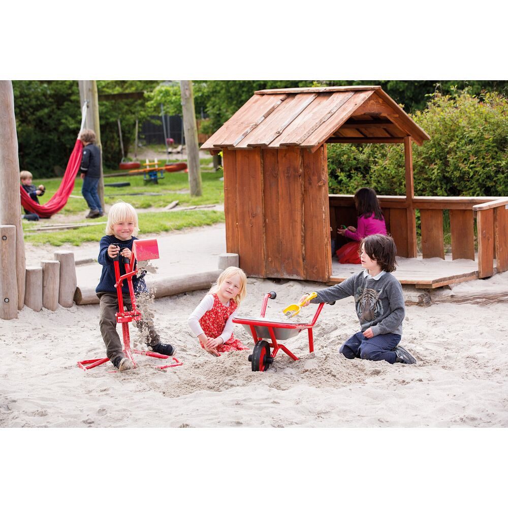 Winther Tretfahrzeug Schubkarre, Ideal für Schulen, Kindergärten und Kita