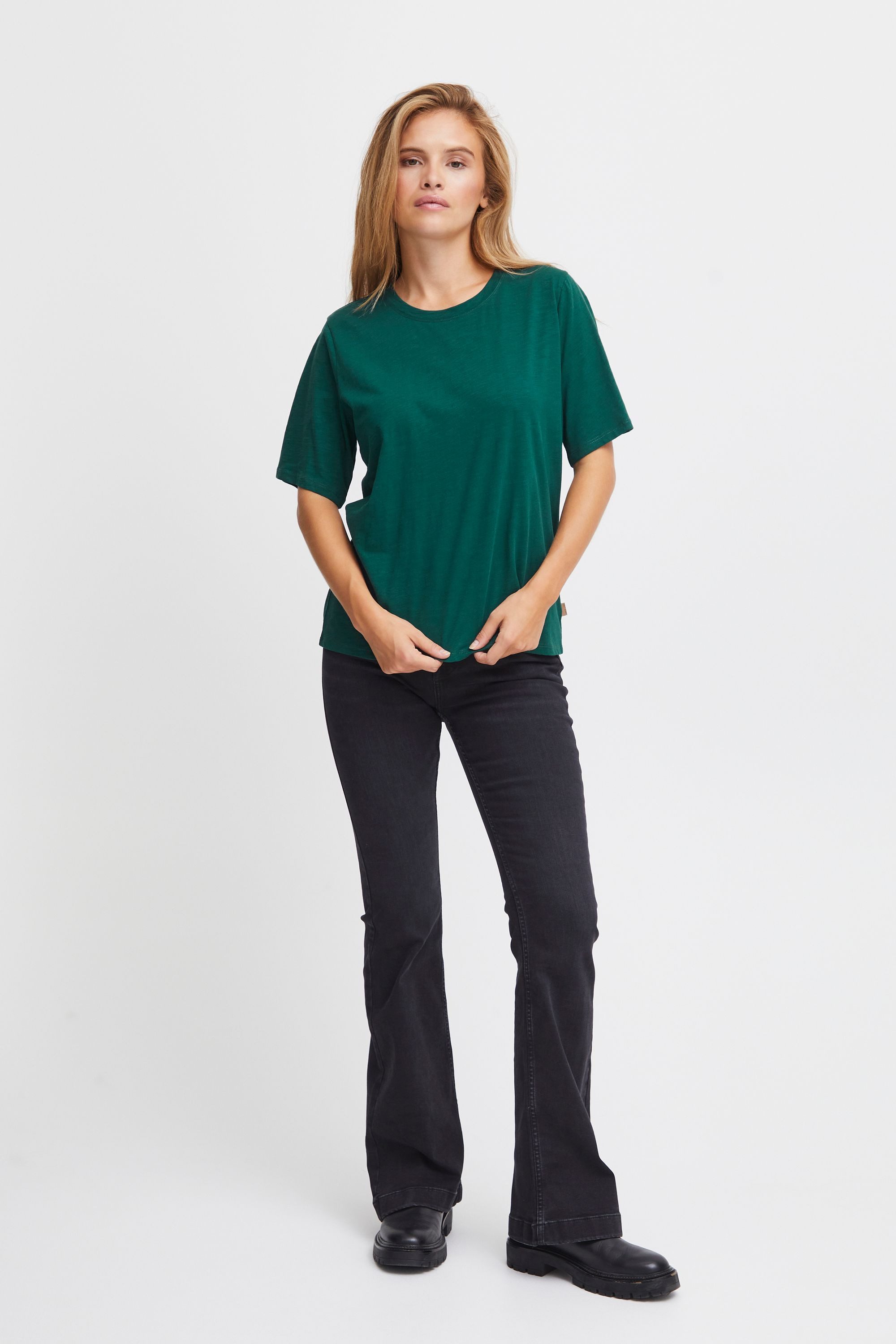 Pulz Jeans T-Shirt PZBRIT 0-Neck Tshirt günstig online kaufen