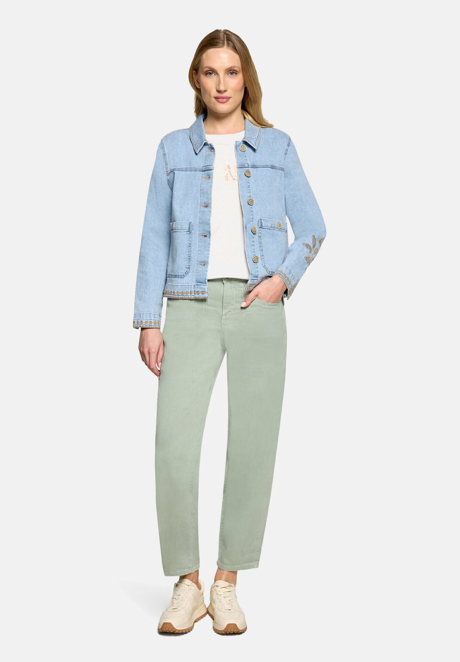 Cartoon Jackenblazer Damen mit Stickerei
