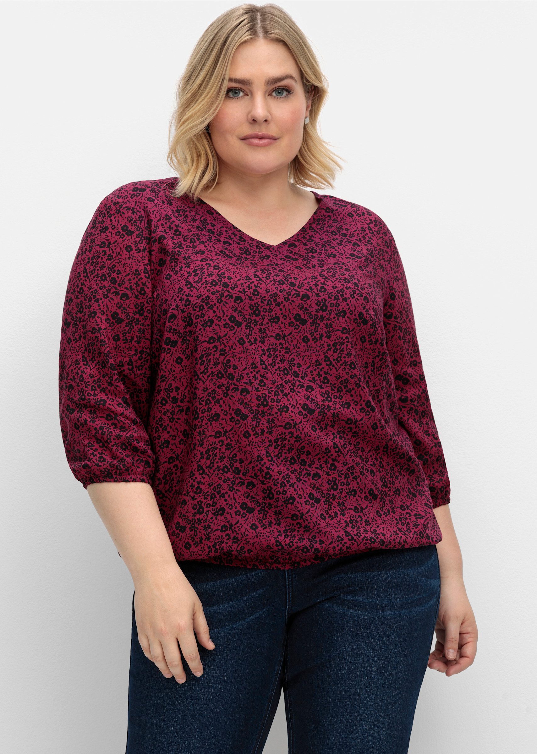 Sheego Klassische Bluse Tunika . günstig online kaufen