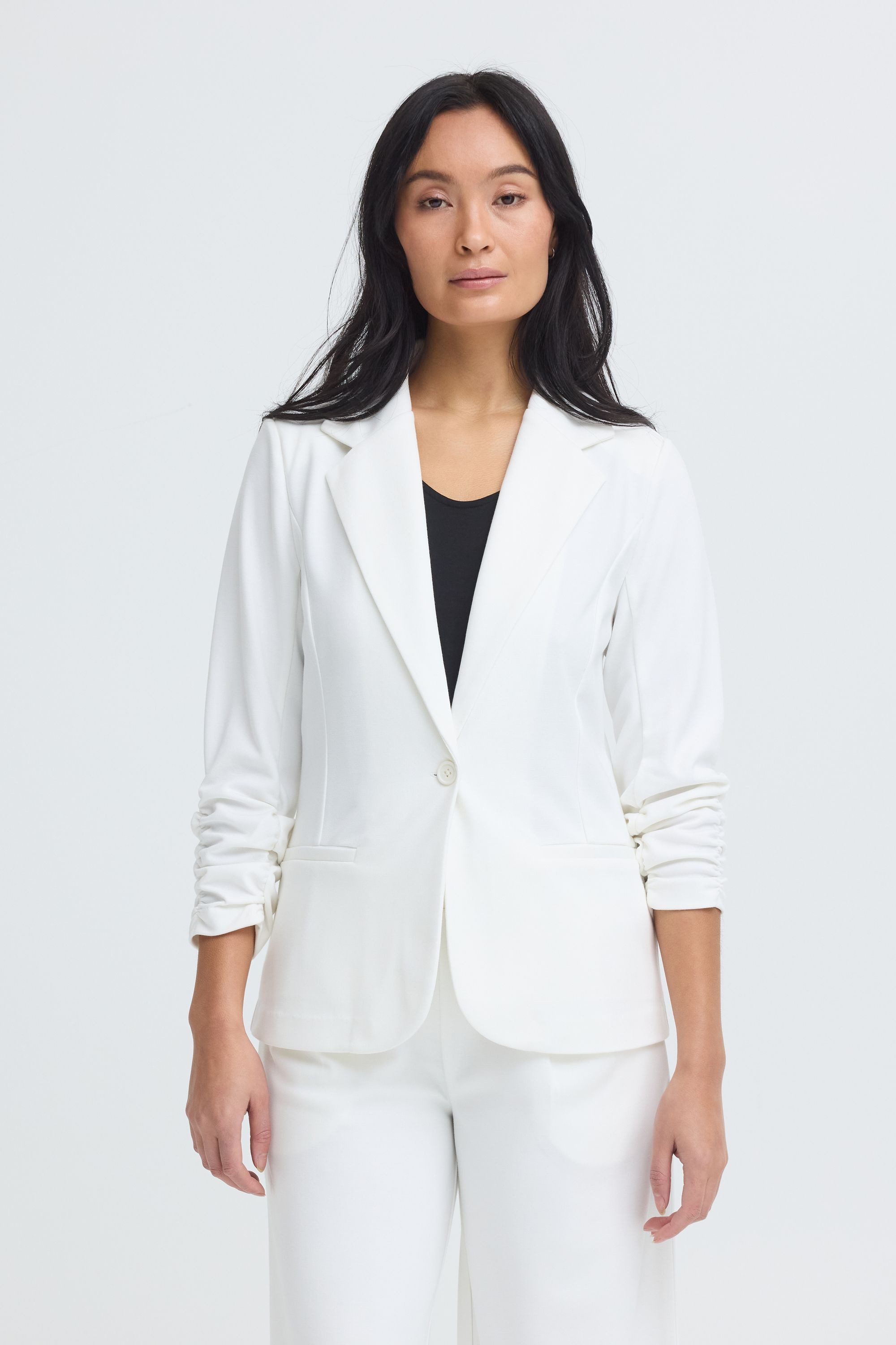 OXMO Jackenblazer OXNTanja Modischer Blazer mit geriffelten Ärmeln