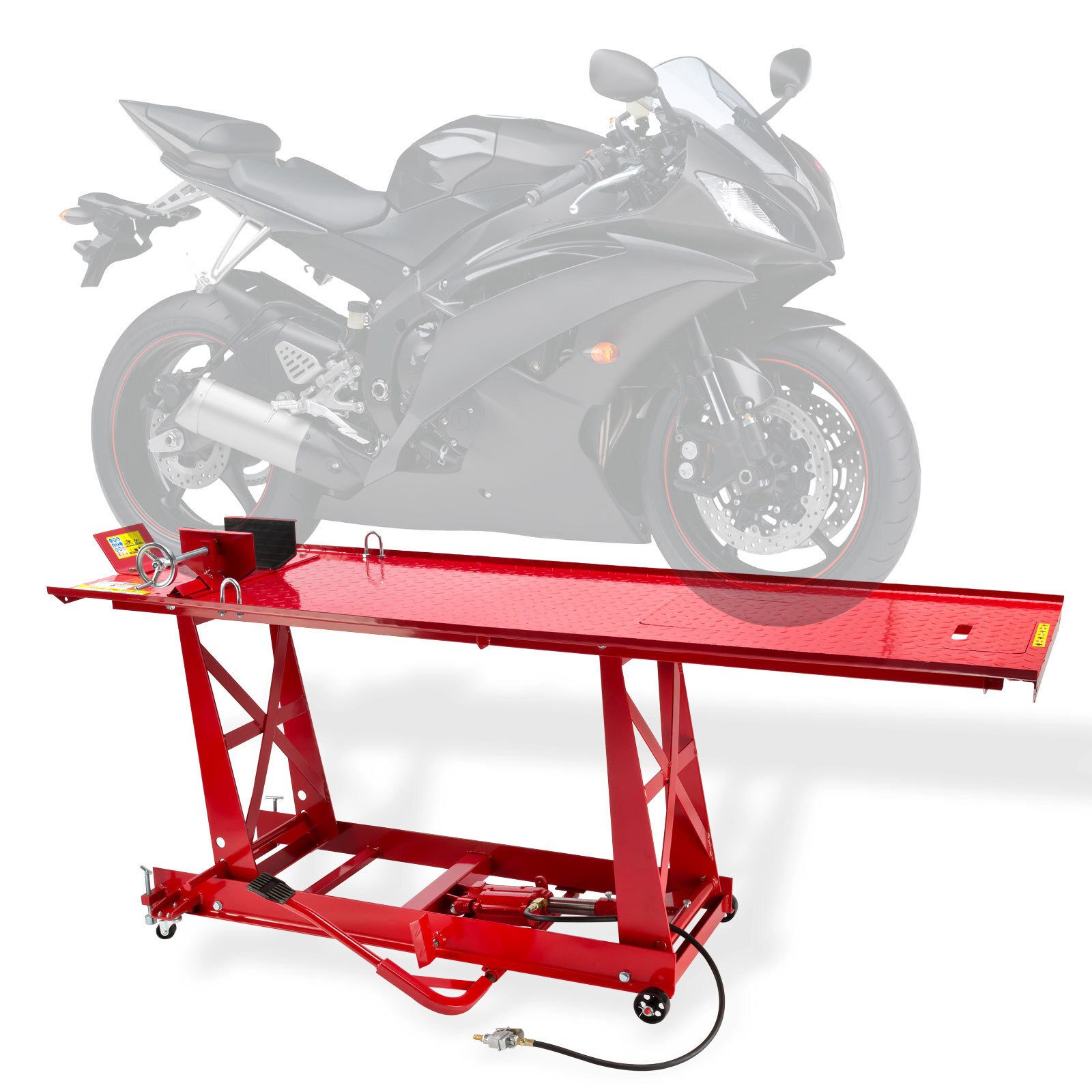 DEMA Motorradheber Motorradhebebühne 450 kg pneumatisch