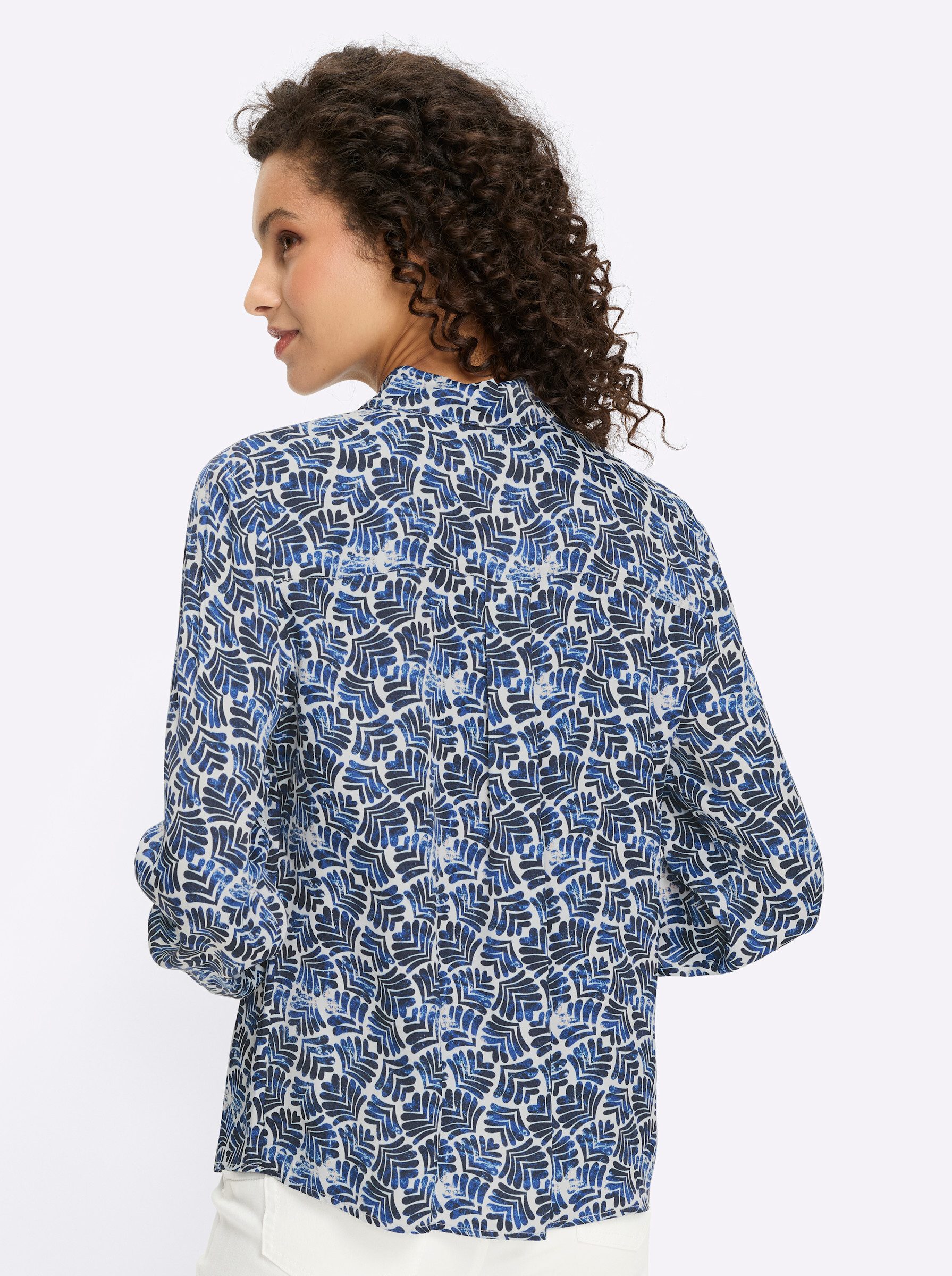 heine Klassische Bluse Druckbluse . günstig online kaufen