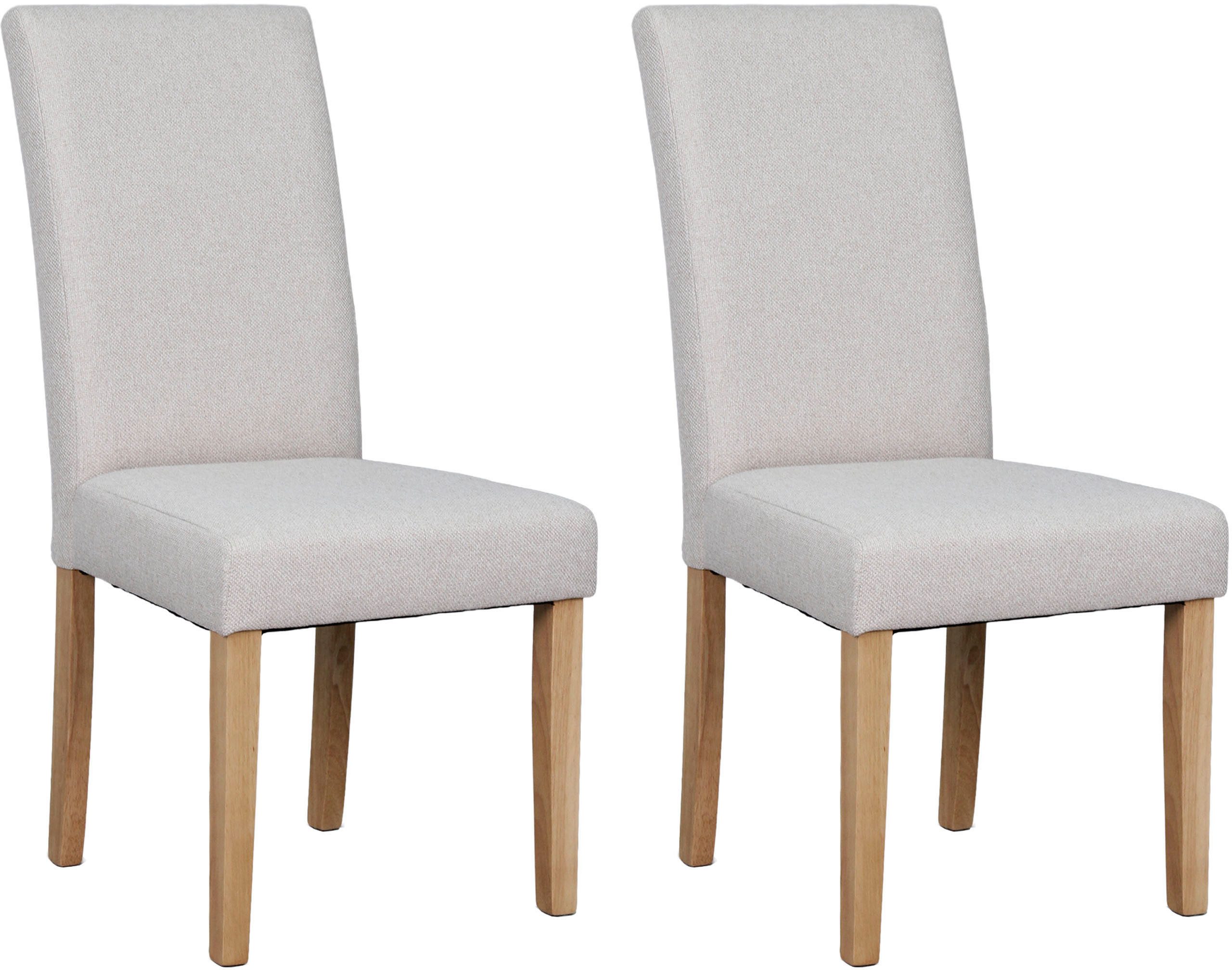 byLIVING Esszimmerstuhl Elias (Set, 2 St), mit Massivholz - Gestell und gemütlicher Schaumstoffpolsterung