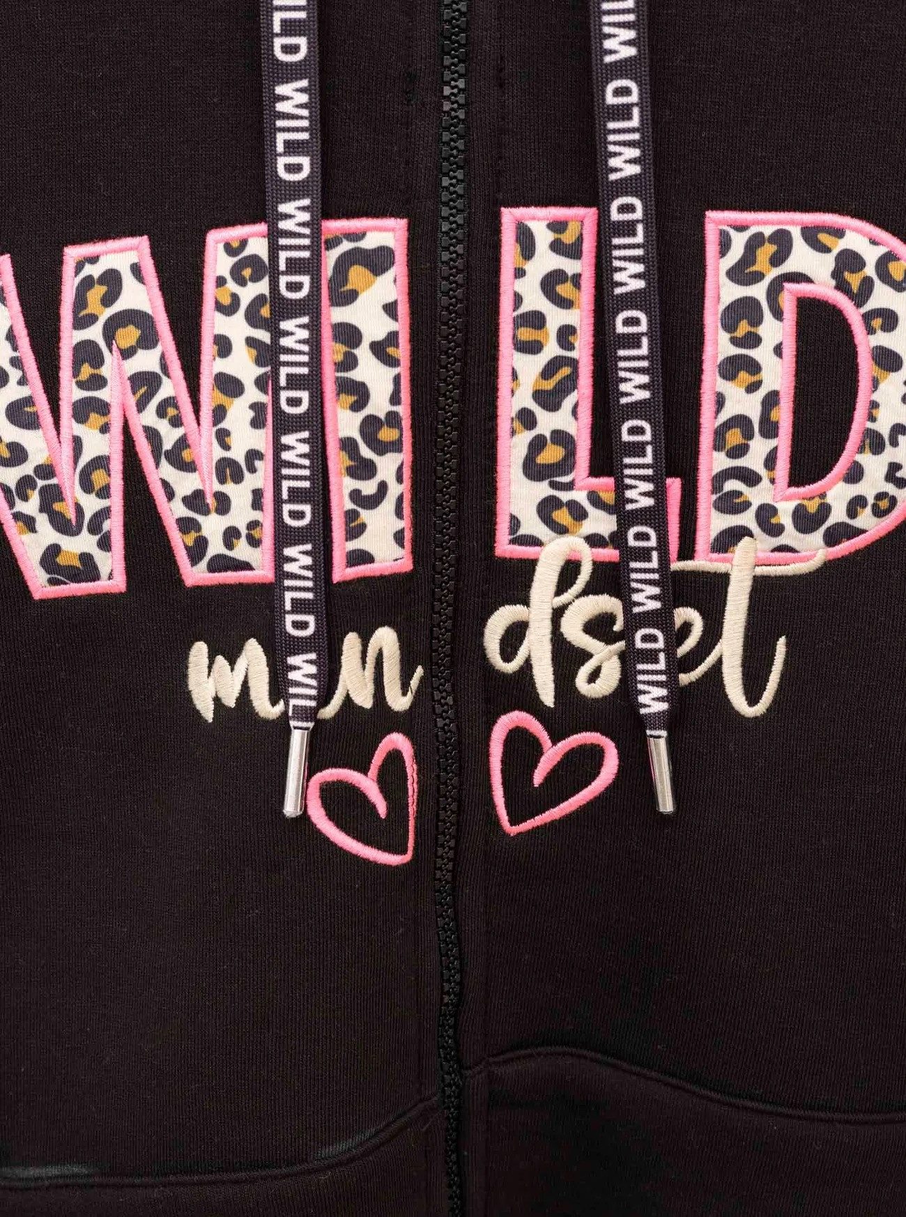 Zwillingsherz Kapuzensweatjacke Zwillingsherz Hoodiemantel "Wild Mindset"