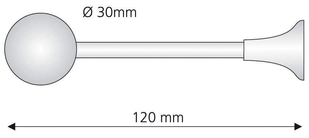 Liedeco Raffhalter, Gardinen, (1-tlg), für Gardinenstangen Ø 16 mm günstig online kaufen