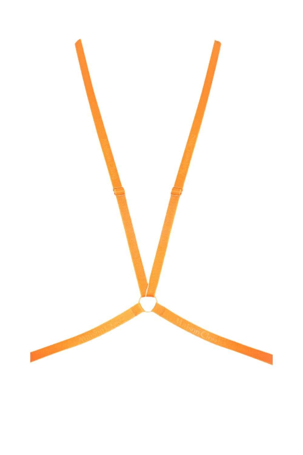 Maison Close Bauchkette Signature Harness Neon Harnisch flexibel orange, justierbar