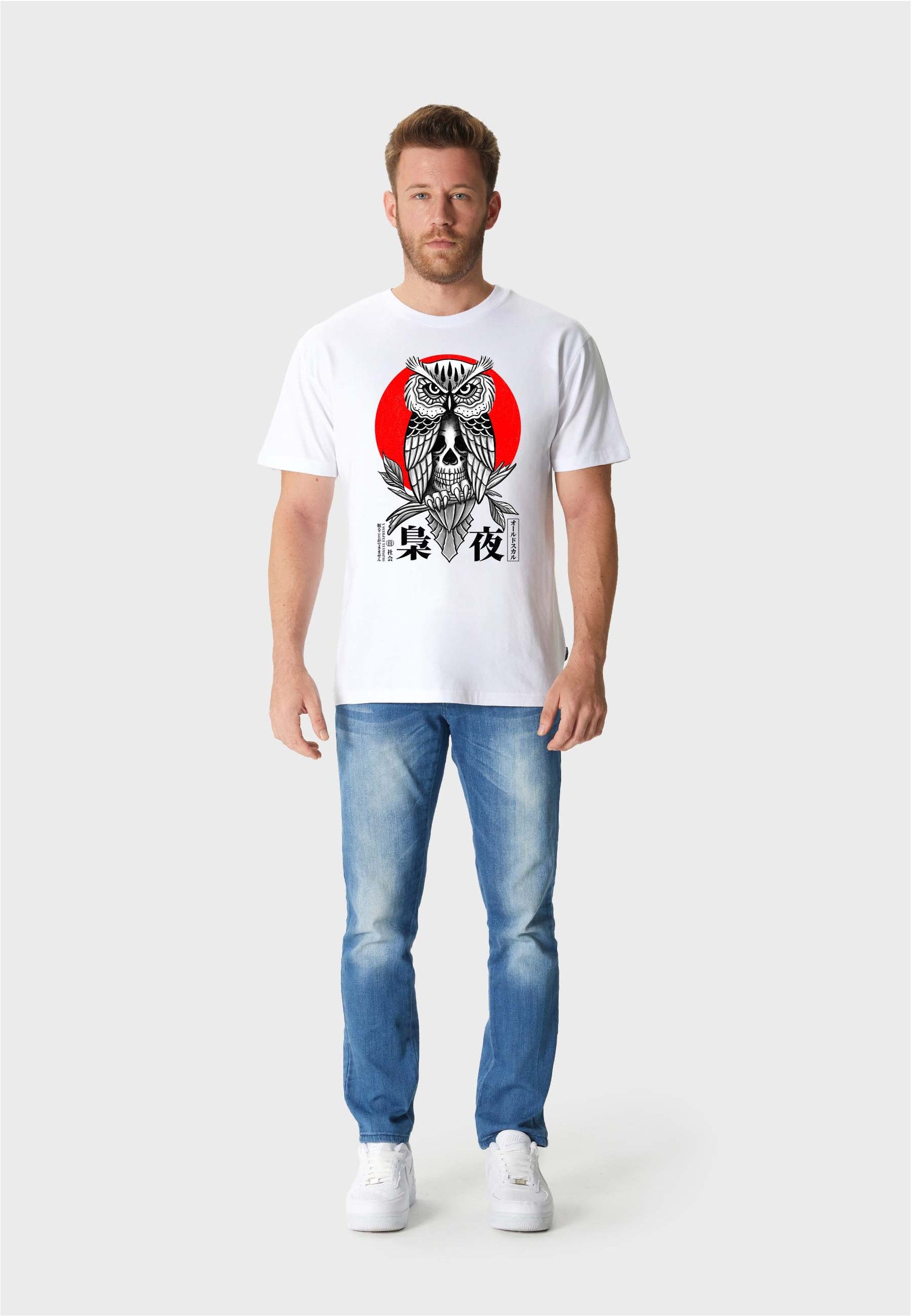 Oldskull T-Shirt ASIAN SECRET OWL SKULL günstig online kaufen