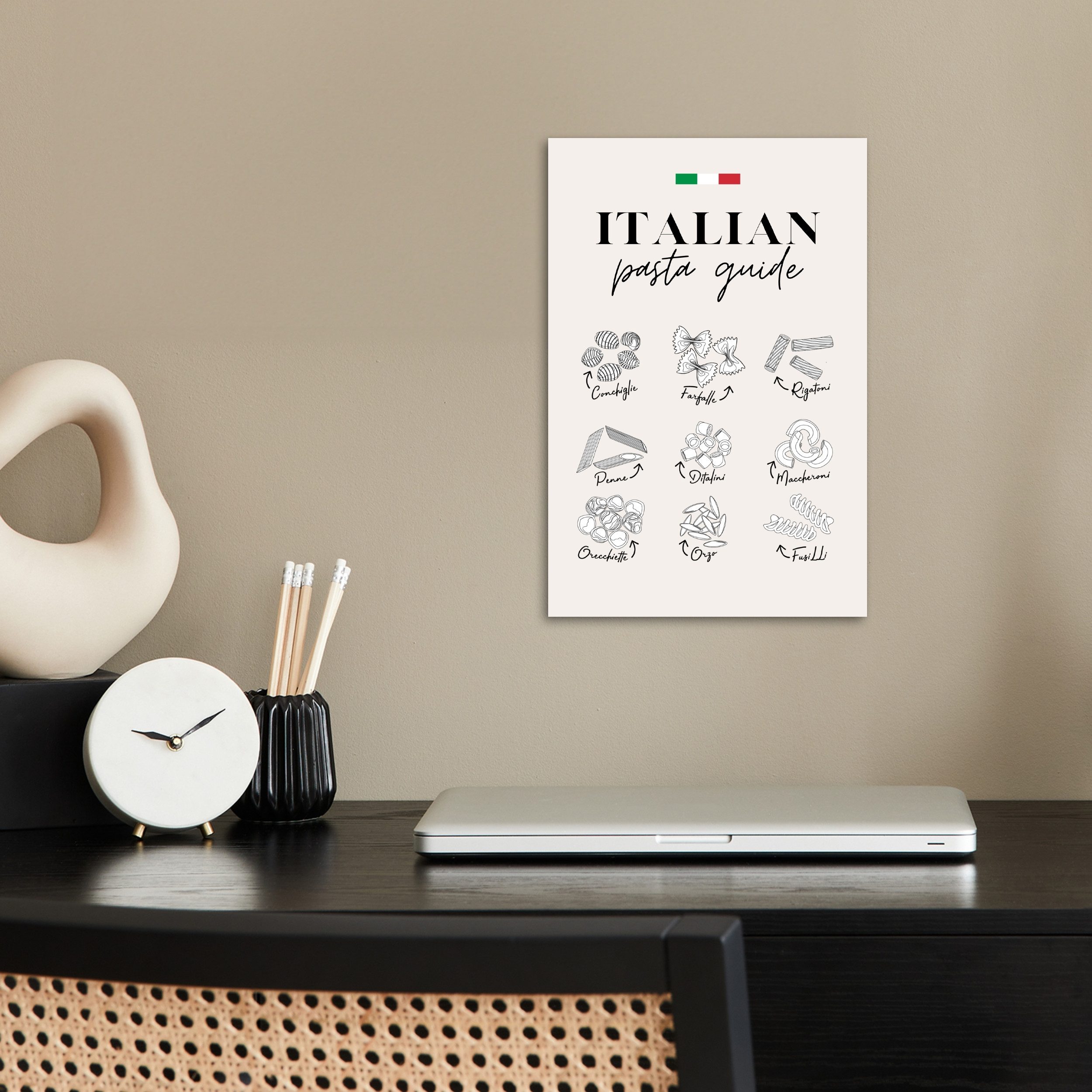 MuchoWow Poster Nudelarten - Italien - günstig online kaufen