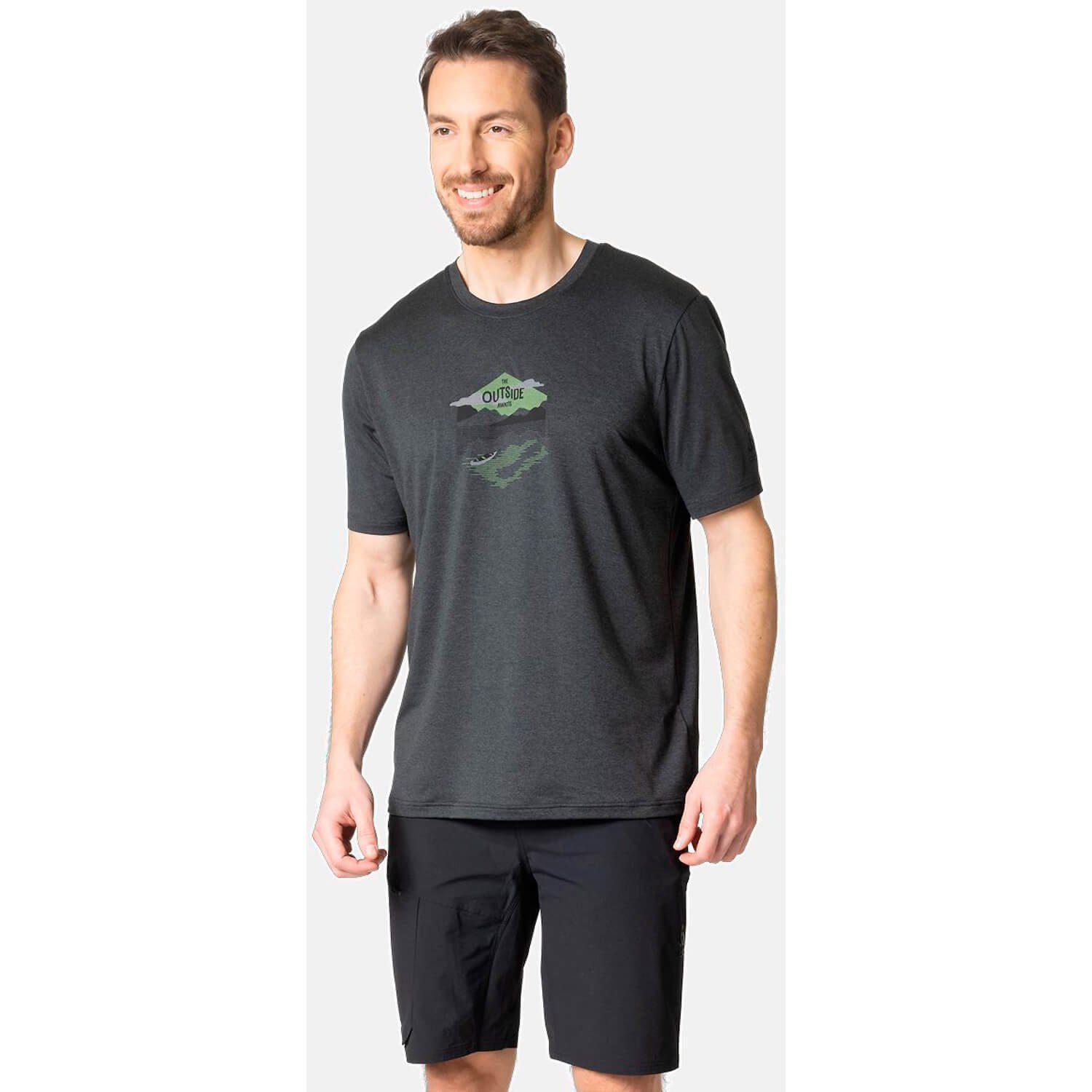 Schwarz T-Shirt Lema Lake Odlo T-Shirt