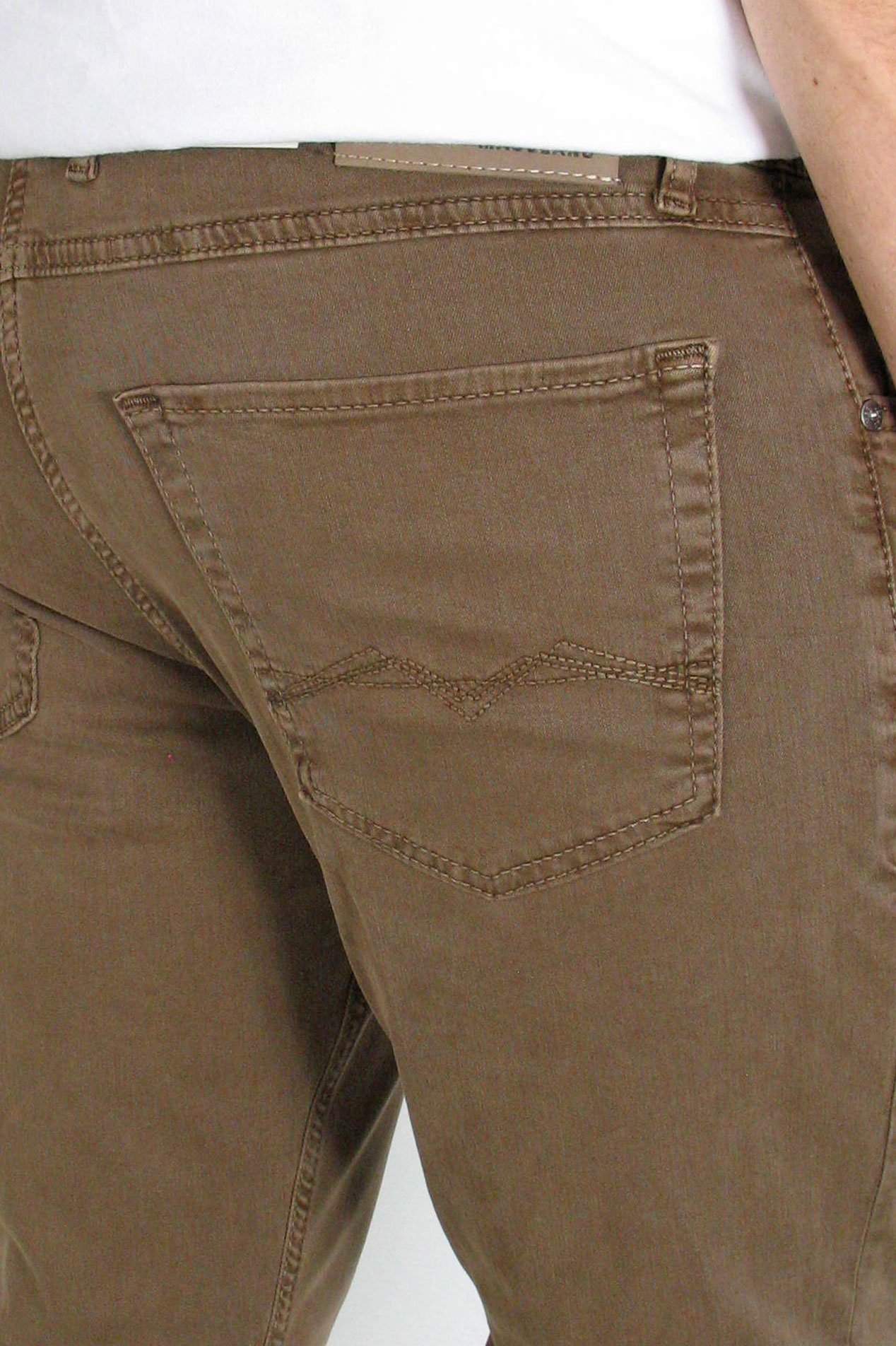 bequem Hazelnut Macflexx superelastisch Strech-Denim, und 5-Pocket-Jeans MAC
