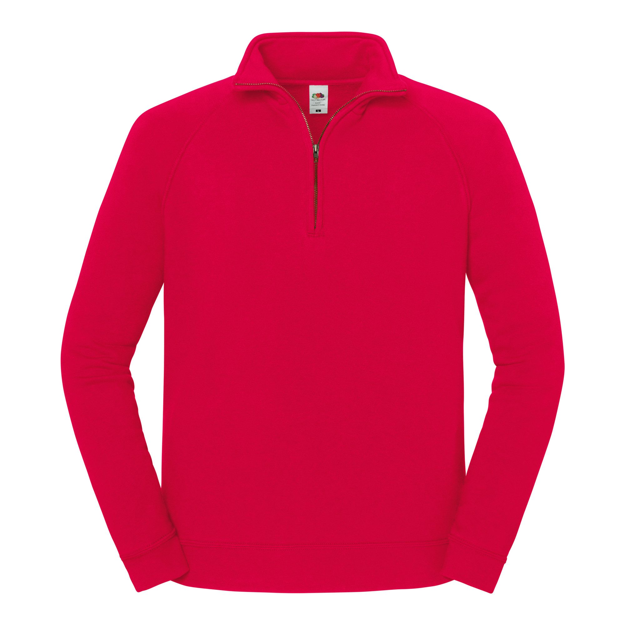 Sweatshirt Iconic Premium Zip Neck Sweat