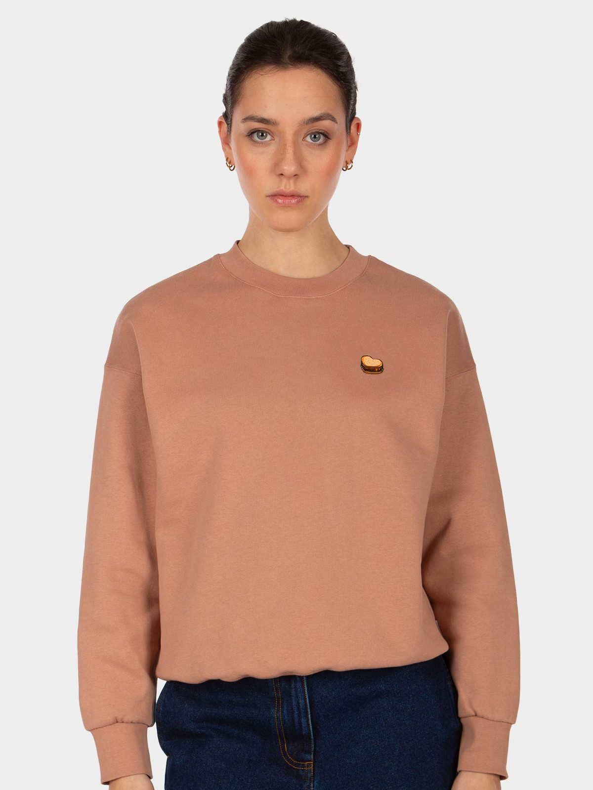 iriedaily Sweatshirt IrieDaily Burger Love Crew Sweat (1-tlg)