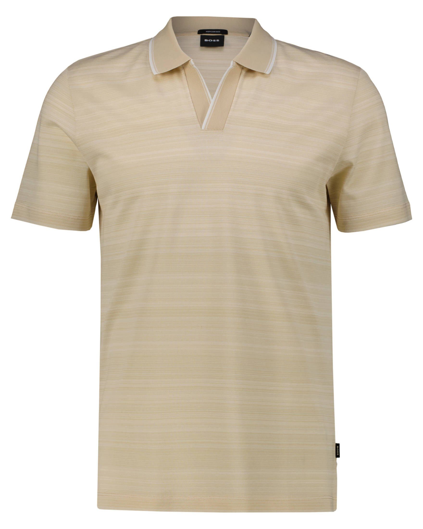 Poloshirt (20) PYE (1-tlg) Herren Fit Regular offwhite Poloshirt BOSS 16