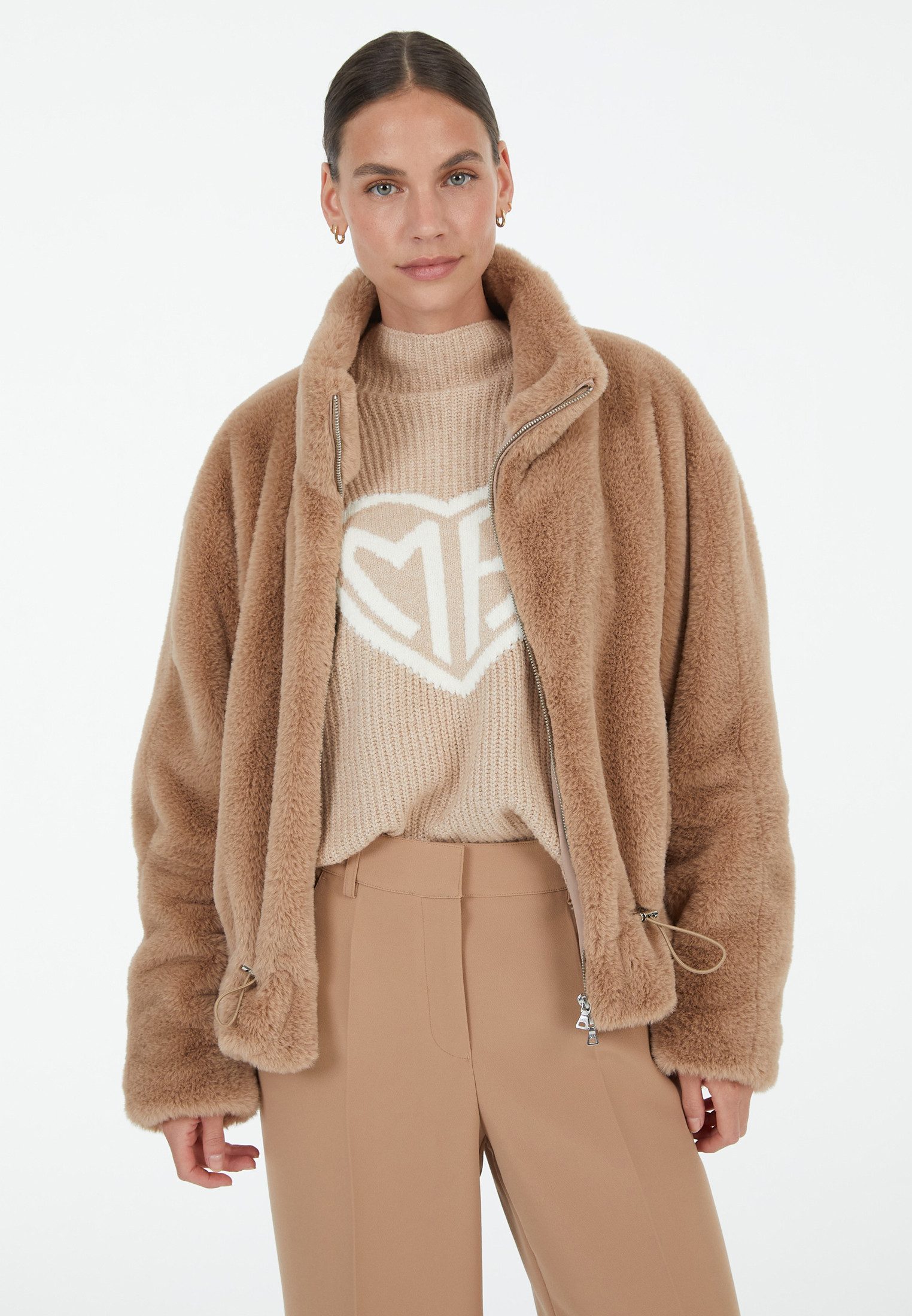MARC AUREL Blouson aus veganem Pelz günstig online kaufen