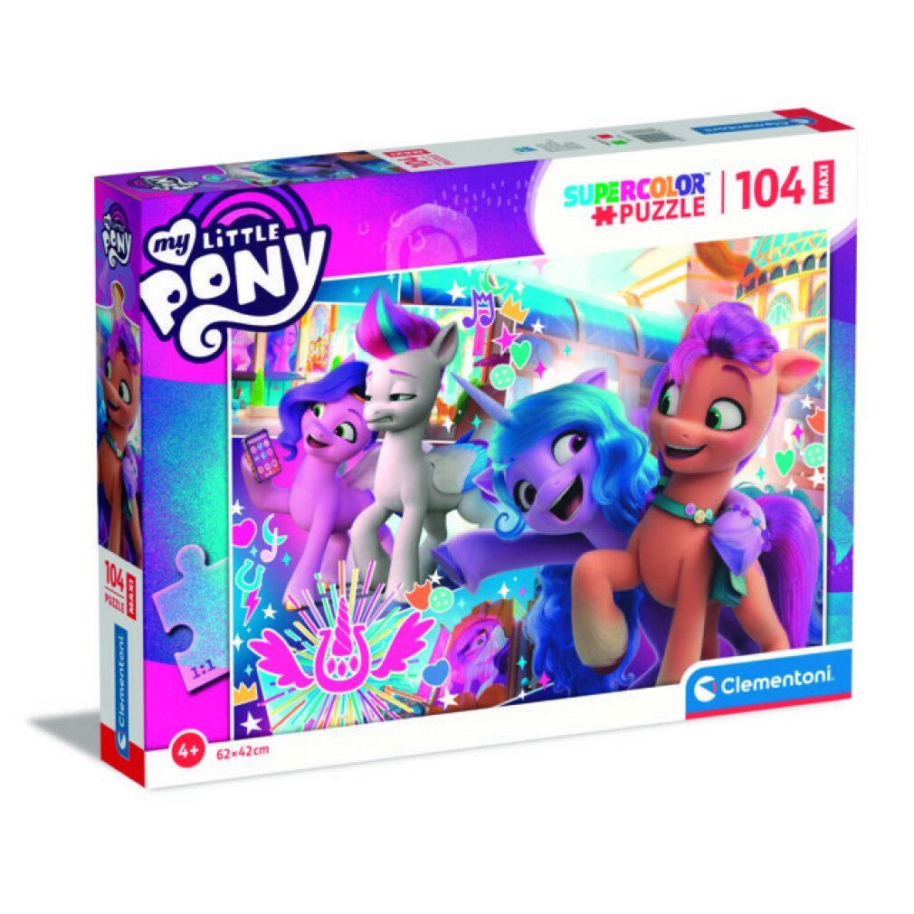 Clementoni® Puzzle CLEMENTONI Puzzle My Little Pony Tanzen MAXI 104 Teile, Puzzleteile