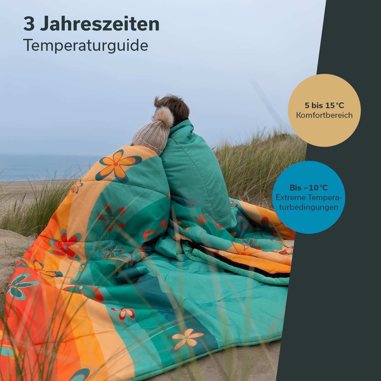 Skandika Deckenschlafsack Sovro Lite Rainbow, Schlafsack günstig online kaufen