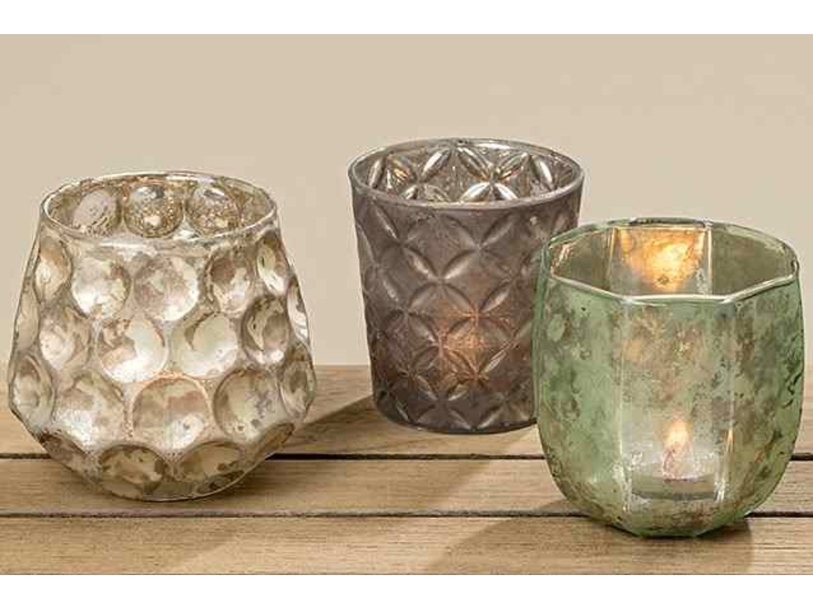 BOLTZE Windlicht Patina Windlicht sortiert 9 cm (8088000)