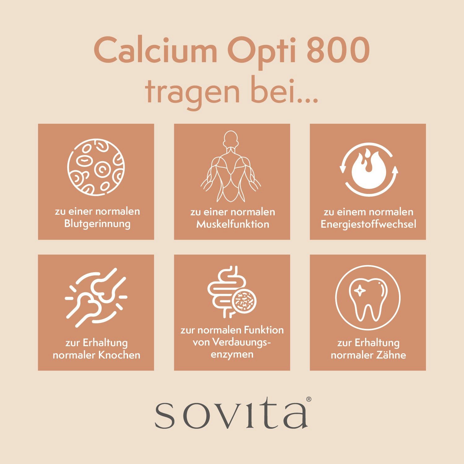 Ascopharm sovita Calcium Opti 800 Tabletten 1, 1 er