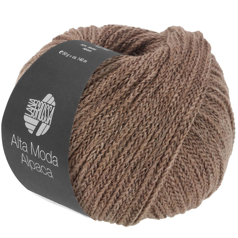 LANA GROSSA ALTA MODA ALPACA Häkelwolle, 140 m (edles Garn aus hauchfeinem Baby-Alpaca), 50 g
