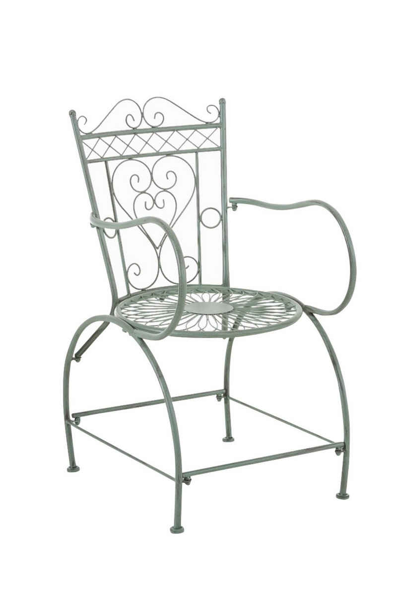 TPFGarden Gartenstuhl Sheen - für Garten, Balkon, Terrasse - Farbe: (Hochwertiger und stabiler Metallstuhl aus handgefertigtem Eisen, 1 St), Balkonstuhl, Klappstuhl - Maße (TxBxH): 60 x 48 x 88cm