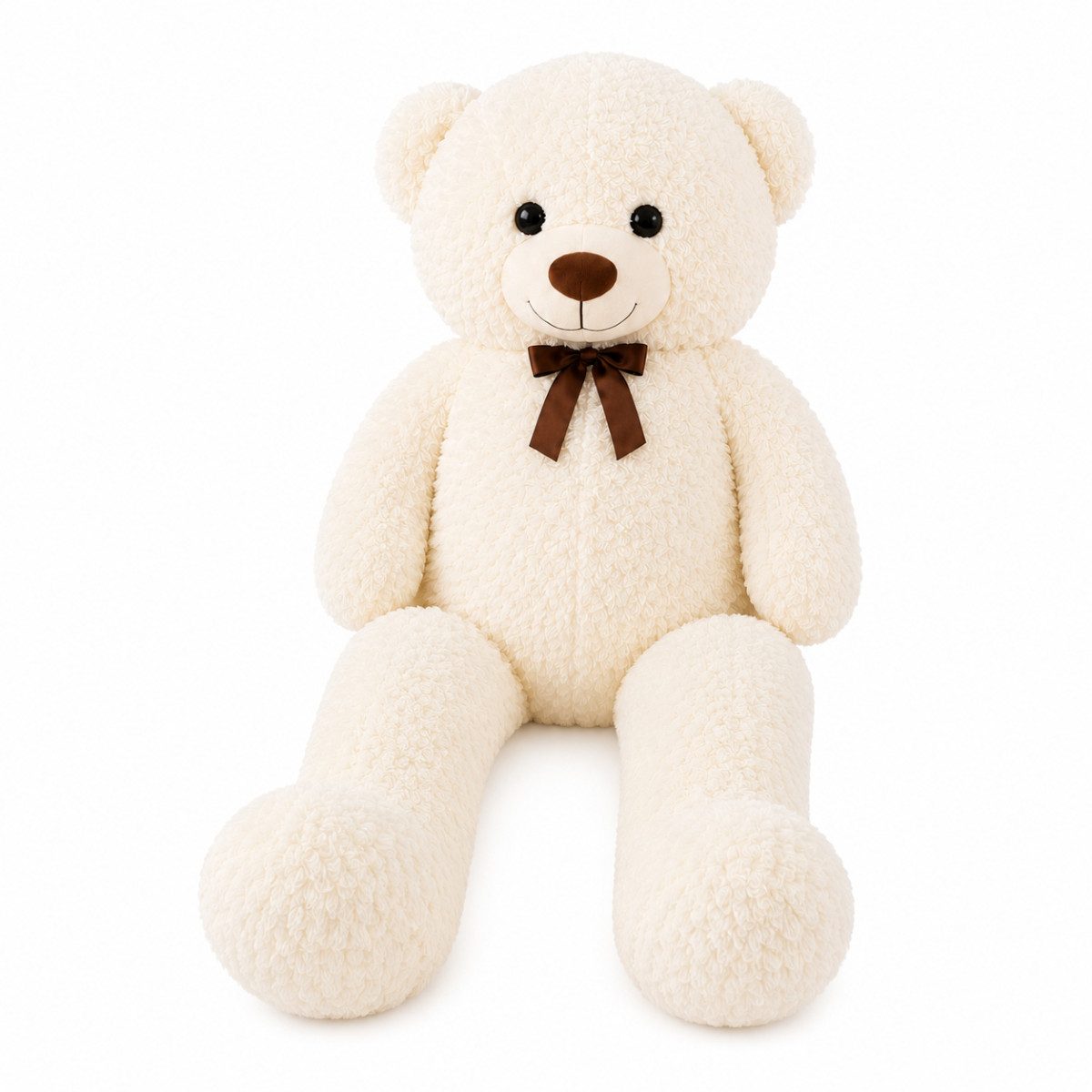COFI 1453 Kuscheltier XXL Teddybär 150 cm großer Plüschbär mit Schleife (1-St)