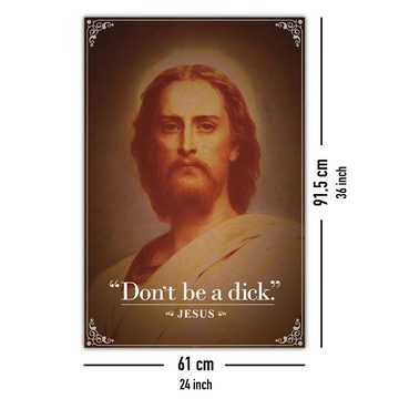 PYRAMID Poster Jesus Poster DonÉt be a Dick 61 x 91,5 cm